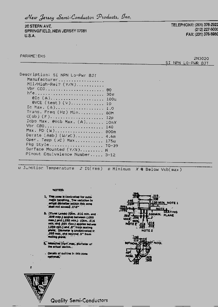2N3020_6350346.PDF Datasheet
