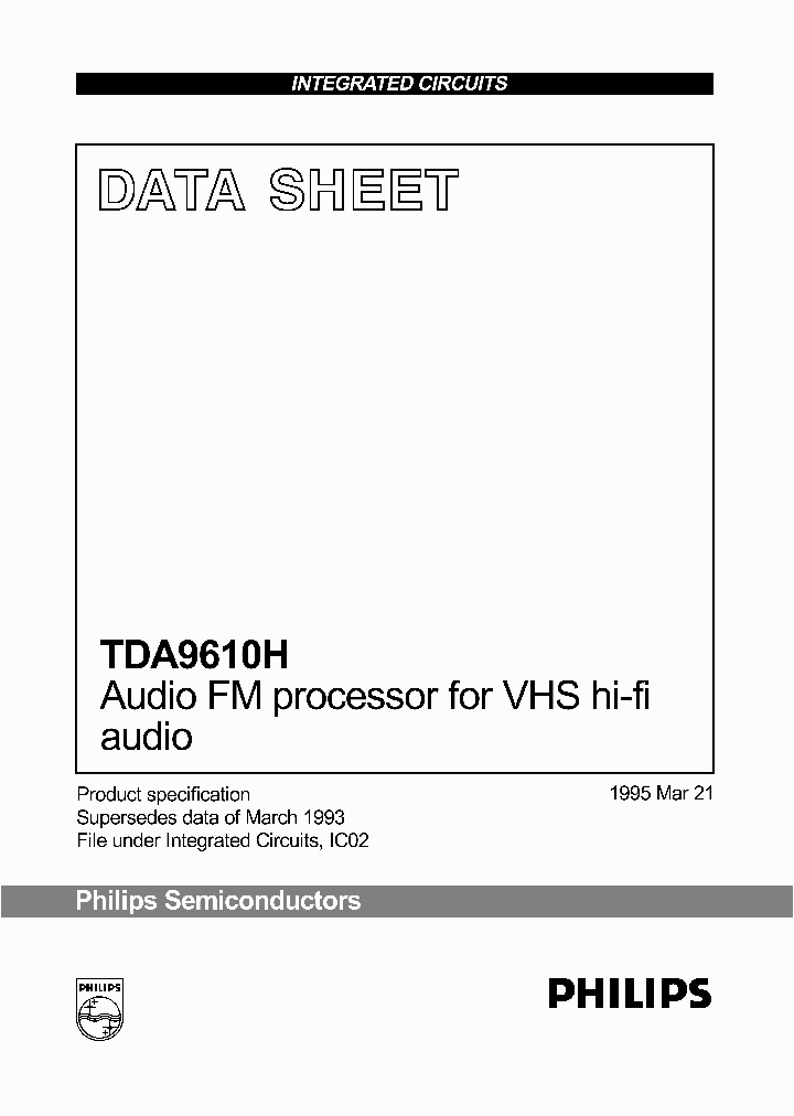 TDA9610_6350973.PDF Datasheet