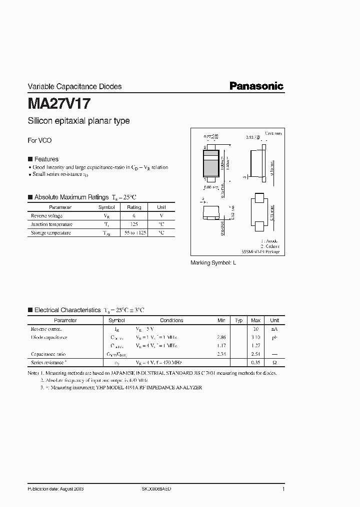MA27V17_6351425.PDF Datasheet