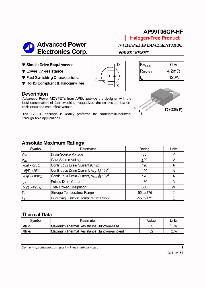 AP99T06GP-HF_6352276.PDF Datasheet