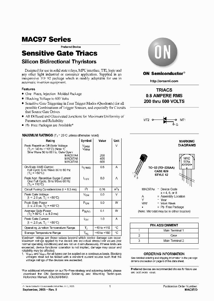 MAC97A8RLRP_6351257.PDF Datasheet