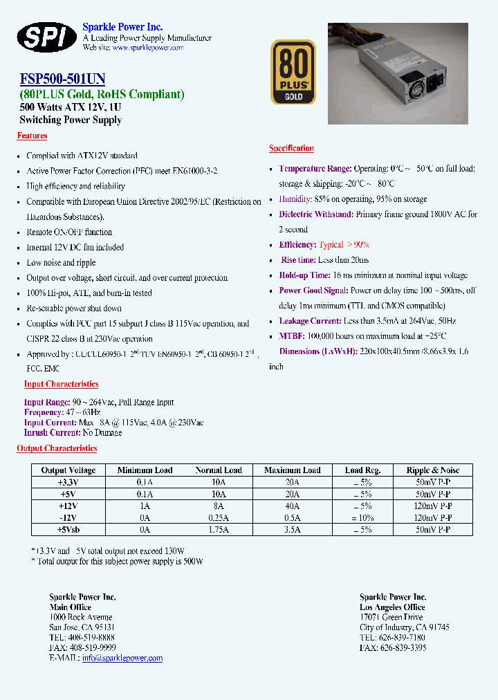 FSP500-501UN_6353879.PDF Datasheet