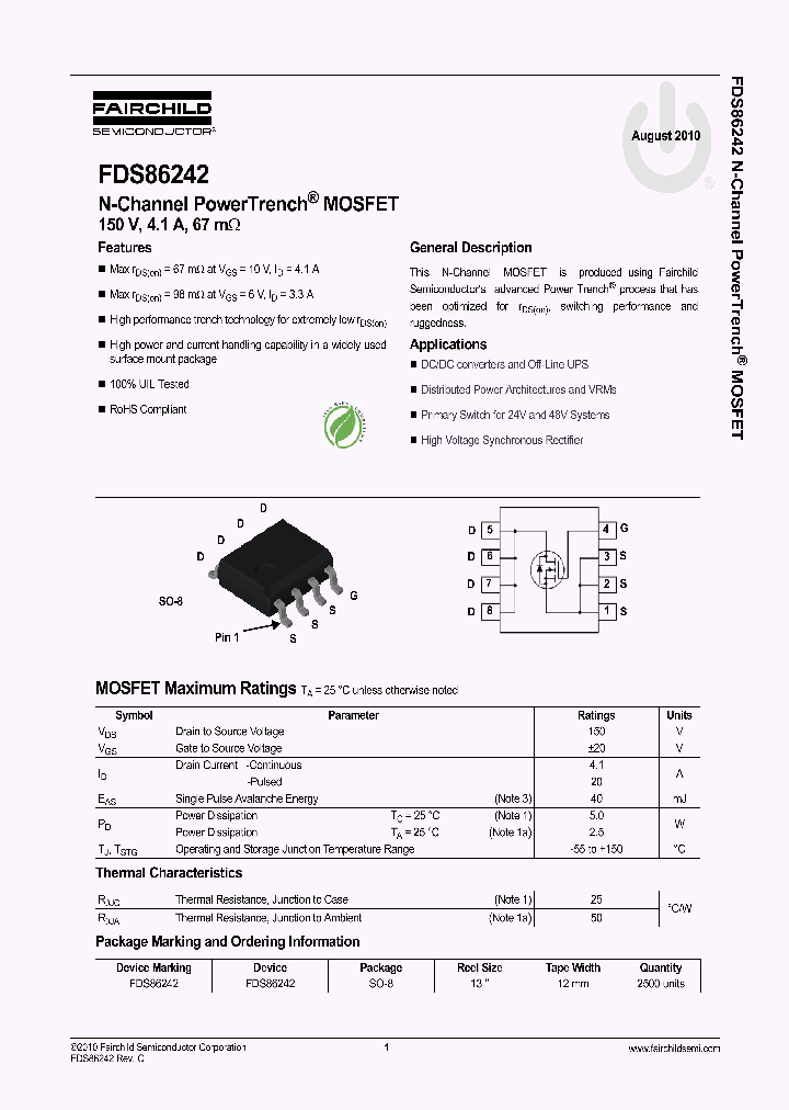 FDS86242_6355637.PDF Datasheet