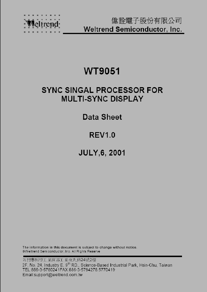 WT9051_6355682.PDF Datasheet