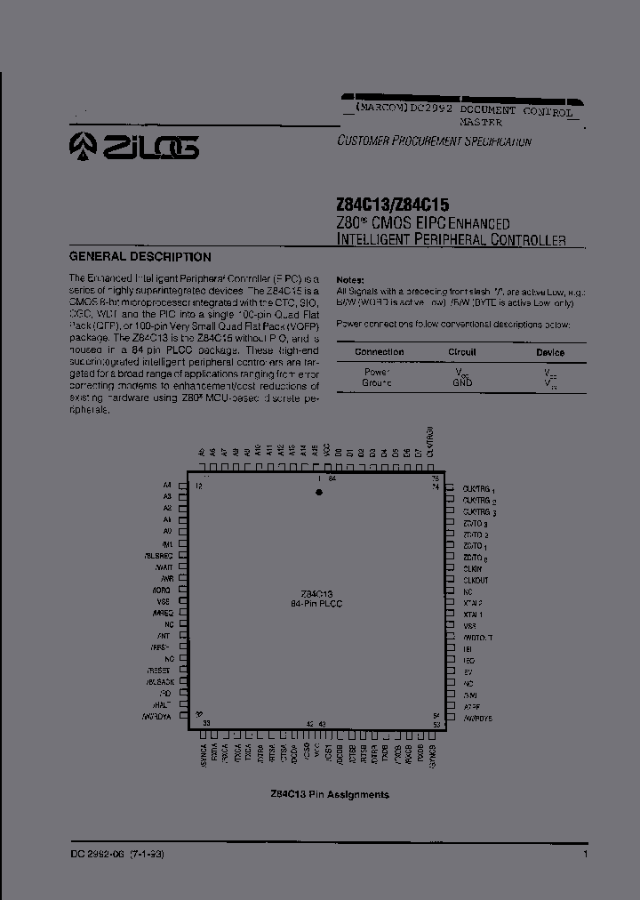 Z84C1510_6357507.PDF Datasheet