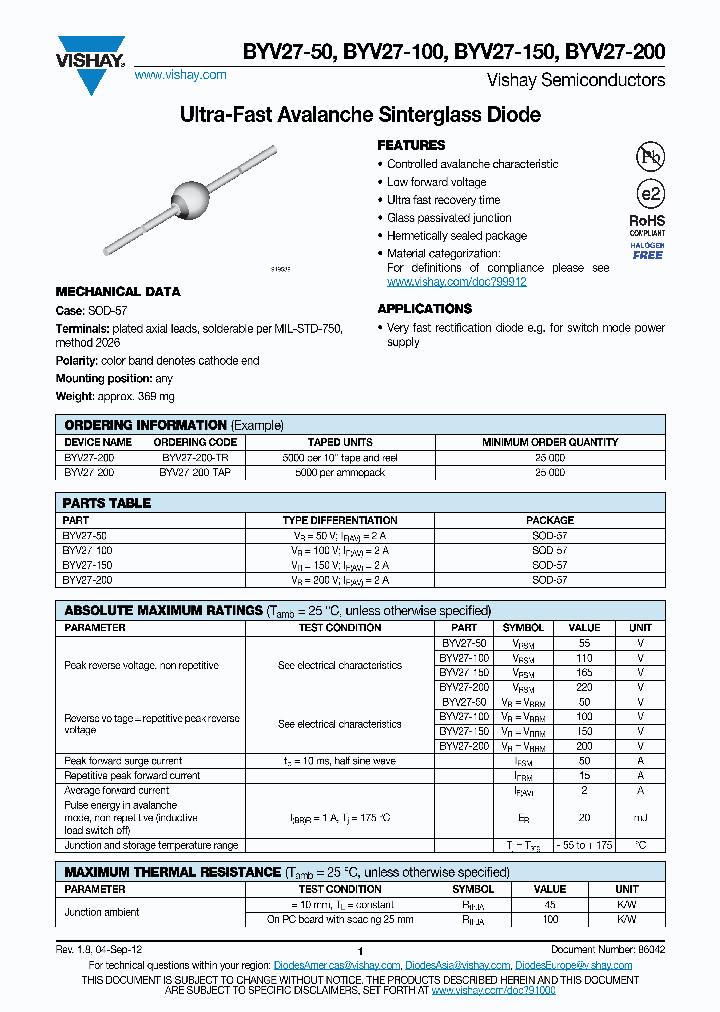 BYV27-100-TAP_6361370.PDF Datasheet