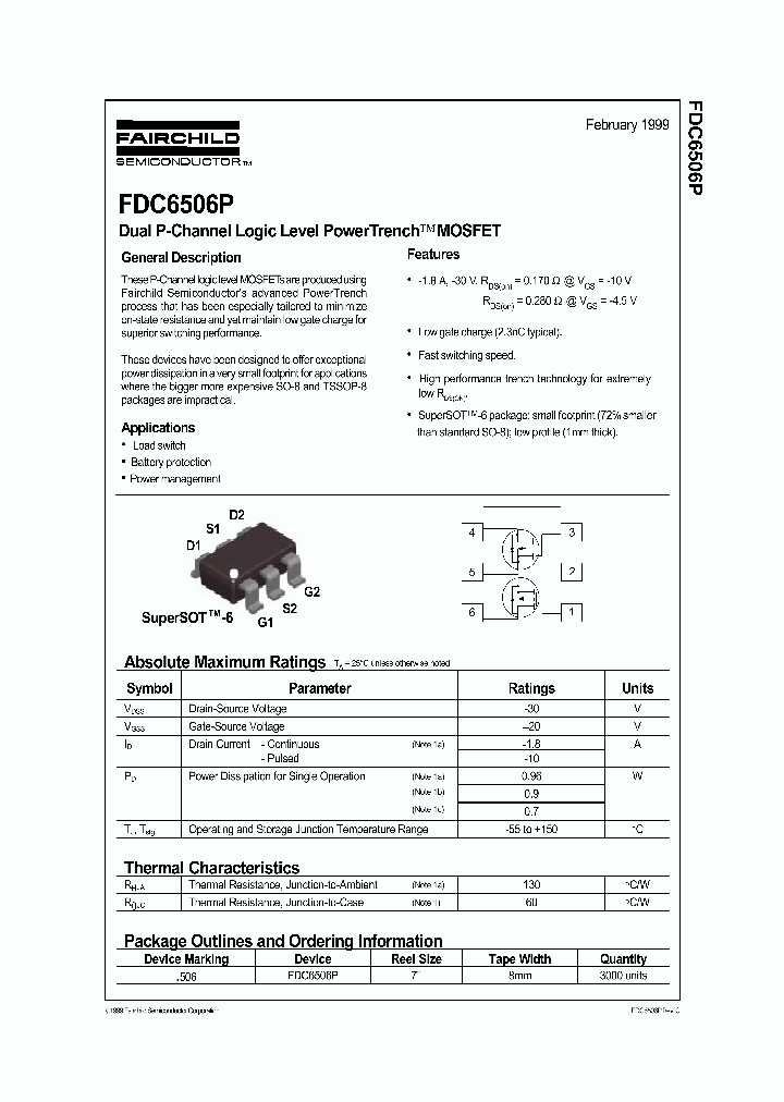 FDC6506PNL_6360777.PDF Datasheet