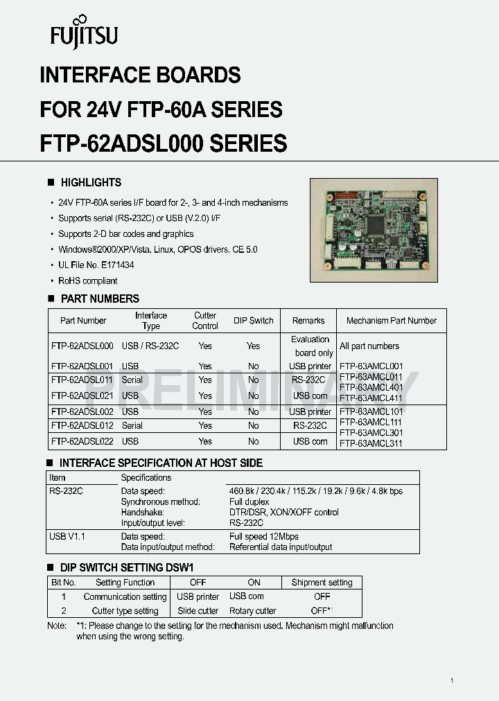 FTP-62ADSL000_6362626.PDF Datasheet