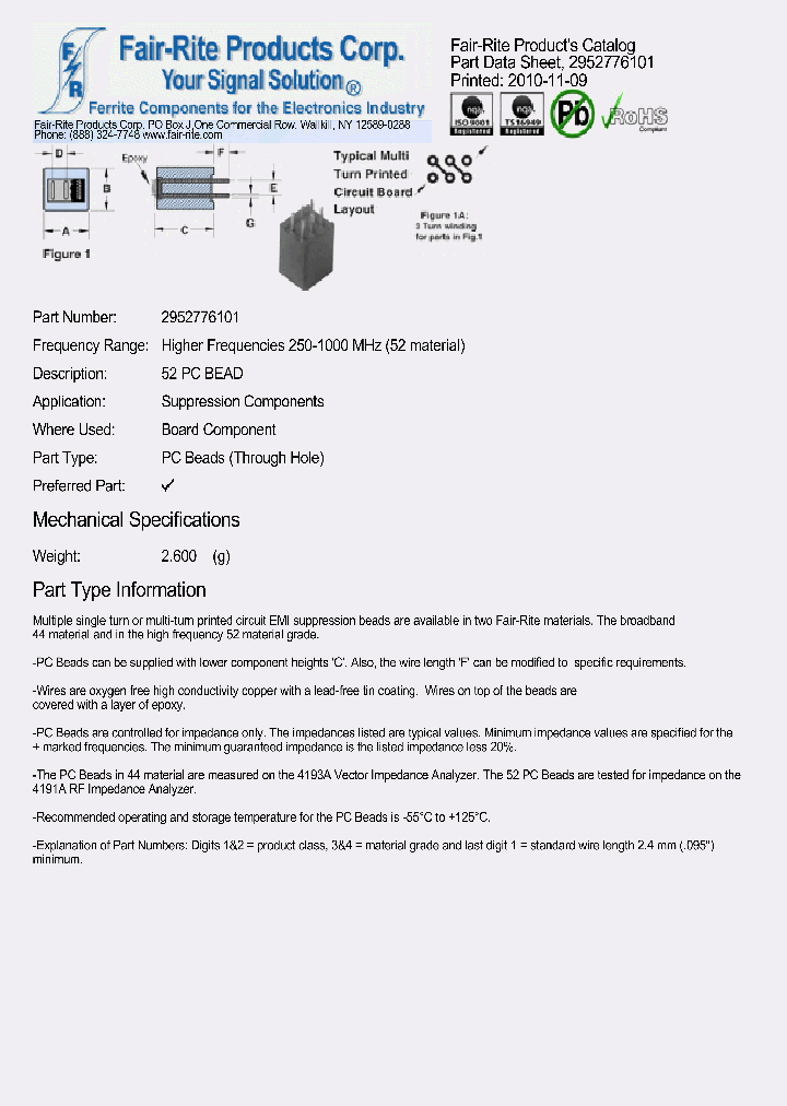 2952776101_6362543.PDF Datasheet