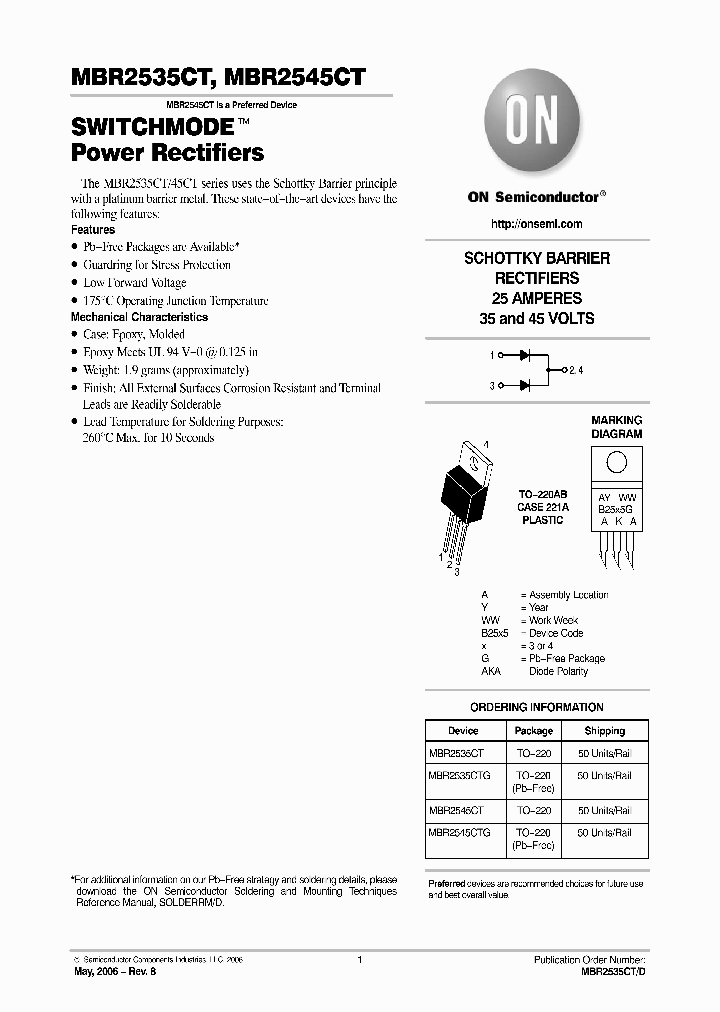MBR2545CT_6361088.PDF Datasheet