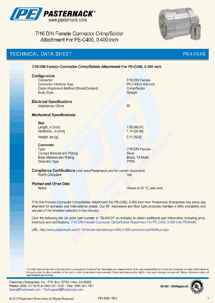 PE44546_6364574.PDF Datasheet