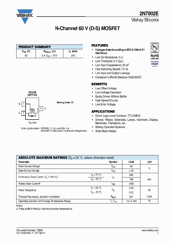 2N7002E-T1-GE3_6364836.PDF Datasheet