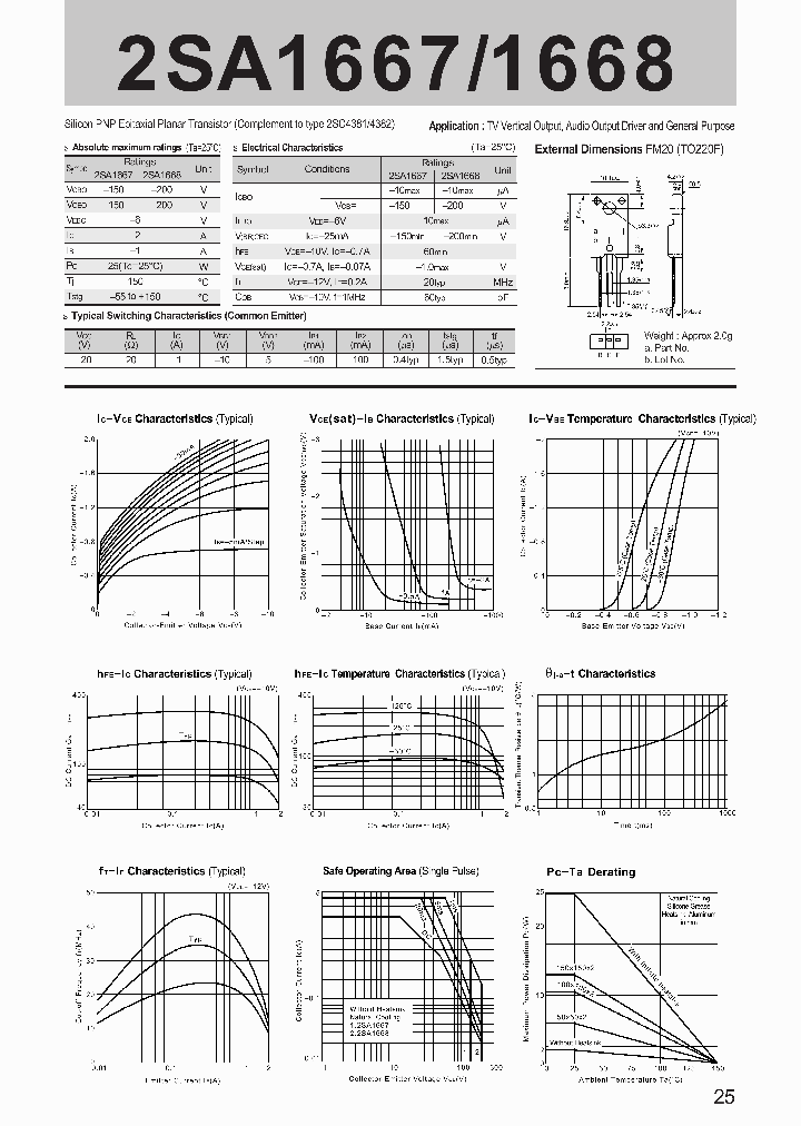 2SA1668_6365297.PDF Datasheet
