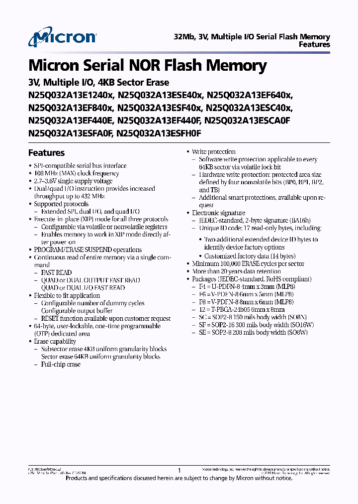 N25Q032A13ESC40X_6370144.PDF Datasheet