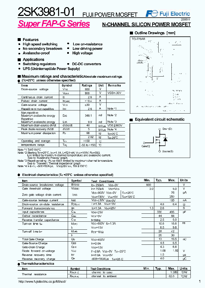 2SK3981-01_6370228.PDF Datasheet