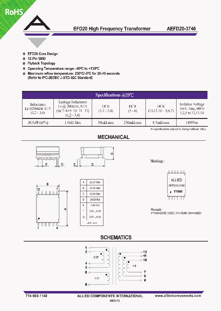 AEFD20-3746_6373511.PDF Datasheet