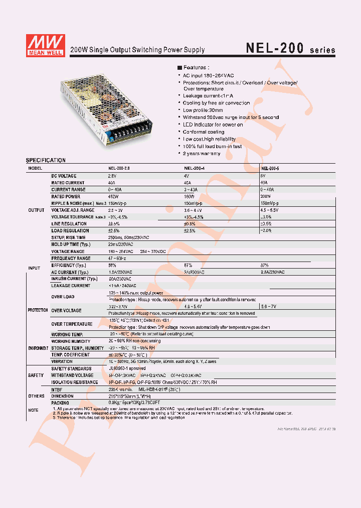 NEL-200_6373870.PDF Datasheet