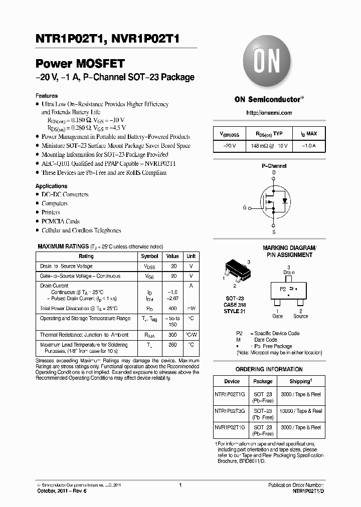 NVR1P02T1_6375841.PDF Datasheet