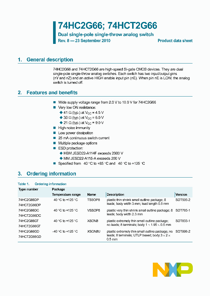 74HCT2G66GT_6380873.PDF Datasheet