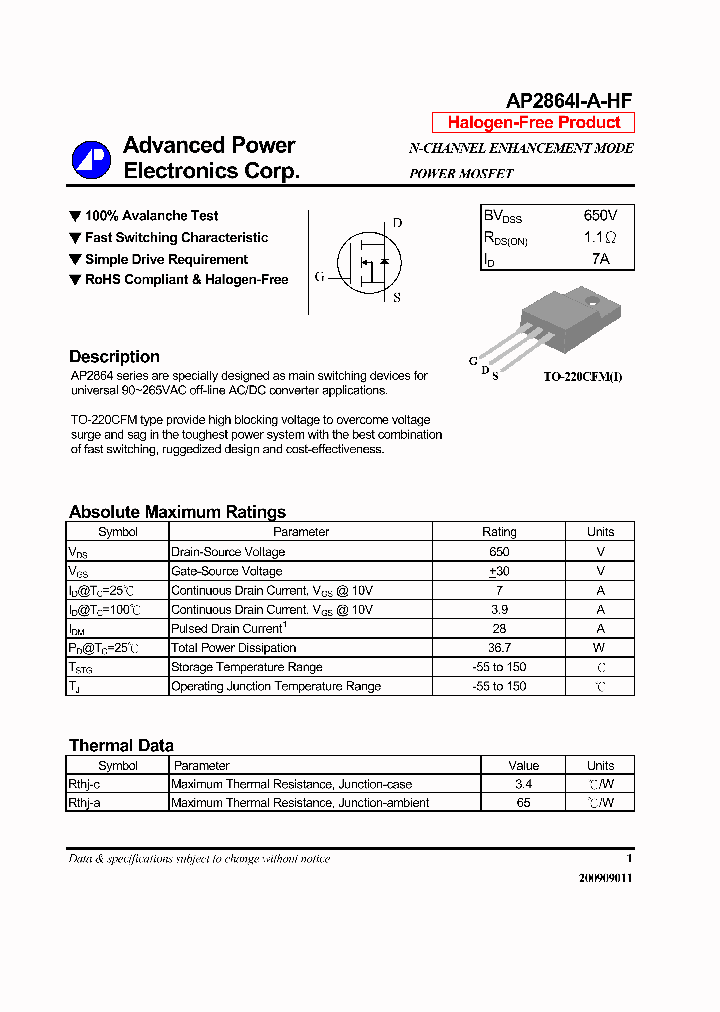 AP2864I-A-HF_6380328.PDF Datasheet