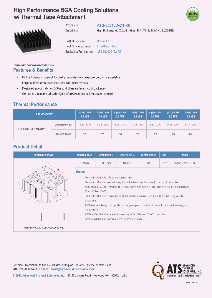 ATS-55310D-C1-R0_6378782.PDF Datasheet