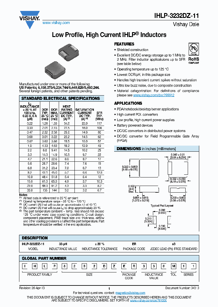 IHLP-3232DZ-1113_6381758.PDF Datasheet