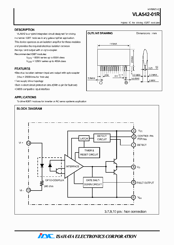 VLA542-01R_6384235.PDF Datasheet