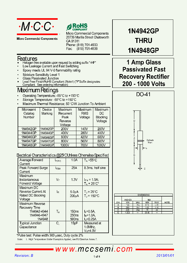 1N4942GP13_6384221.PDF Datasheet