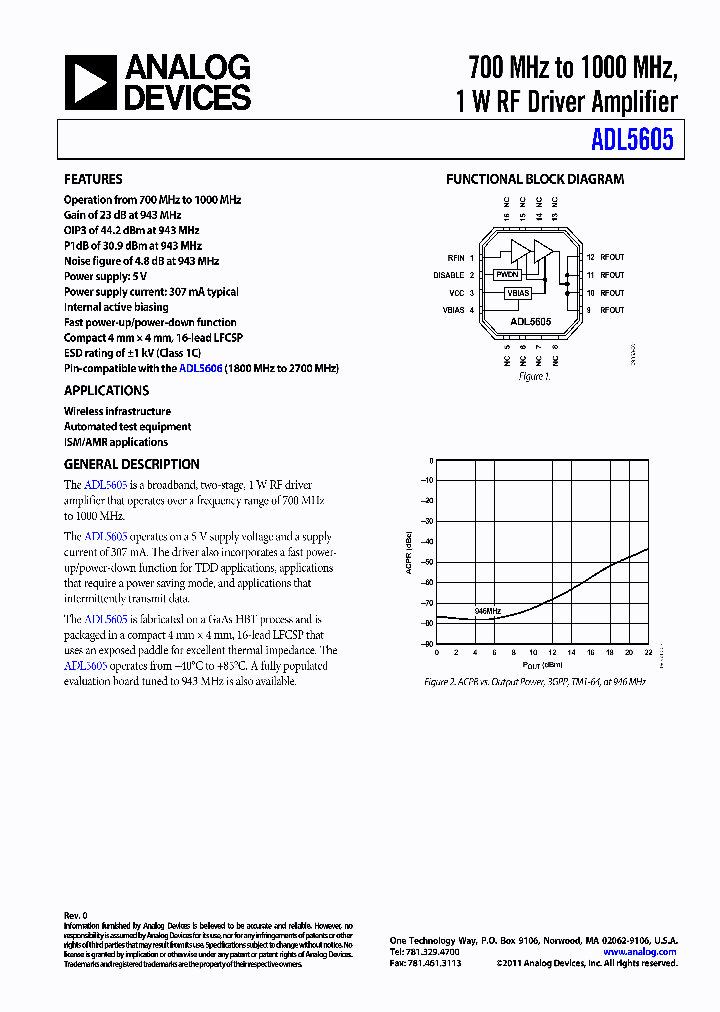 ADL5605-EVALZ_6384439.PDF Datasheet