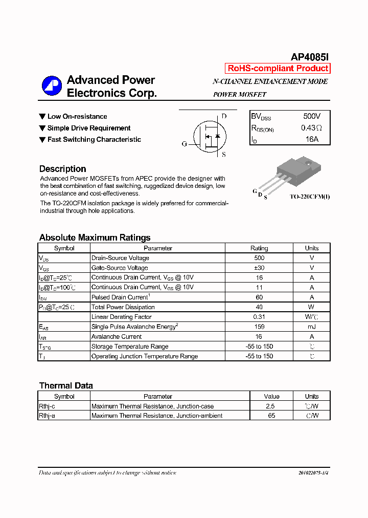 AP4085I_6386144.PDF Datasheet