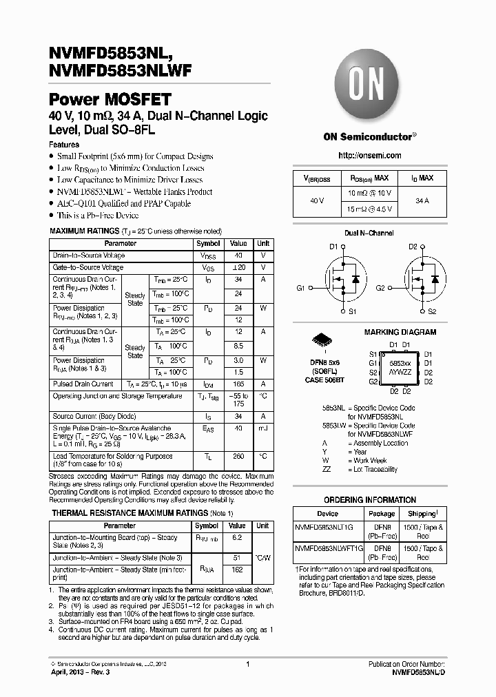 NVMFD5853NL_6386243.PDF Datasheet