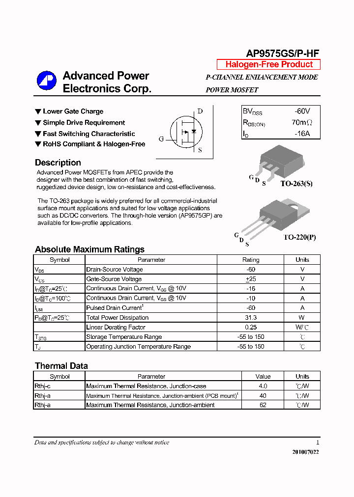 AP9575GP-HF_6386454.PDF Datasheet