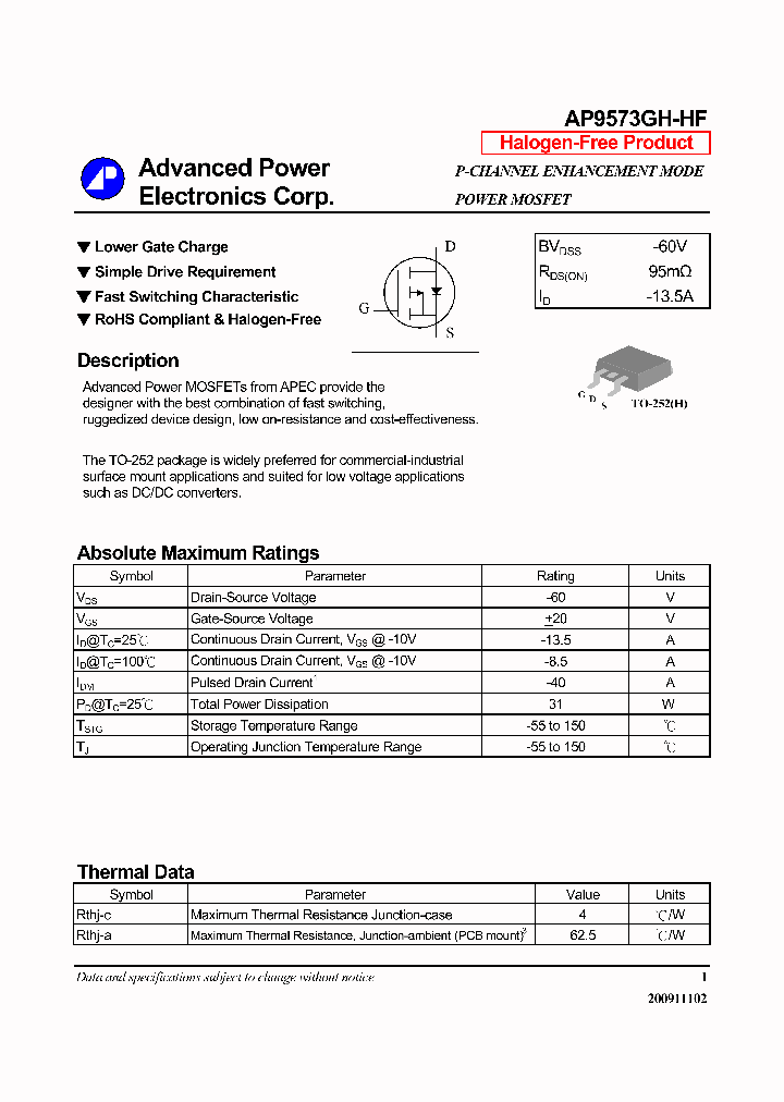 AP9573GH-HF_6386445.PDF Datasheet