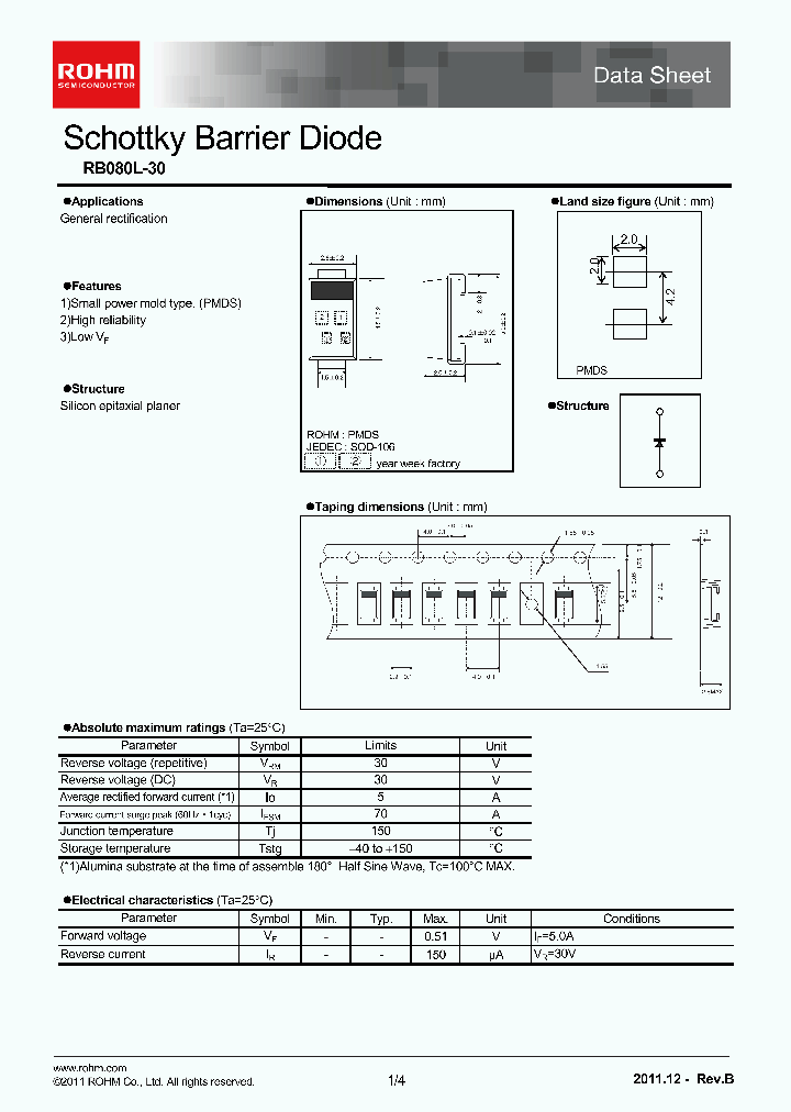 RB080L-30_6386883.PDF Datasheet