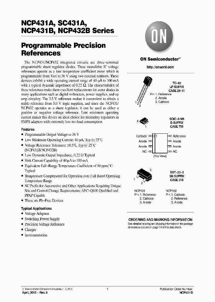 NCP431AVDR2G_6387081.PDF Datasheet