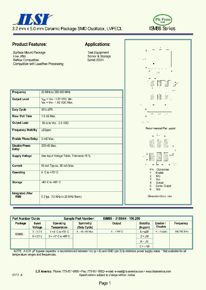 ISM88-6259AH-156250_6402358.PDF Datasheet