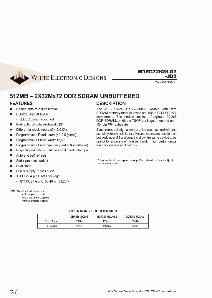 W3EG7262S-D3_6402915.PDF Datasheet