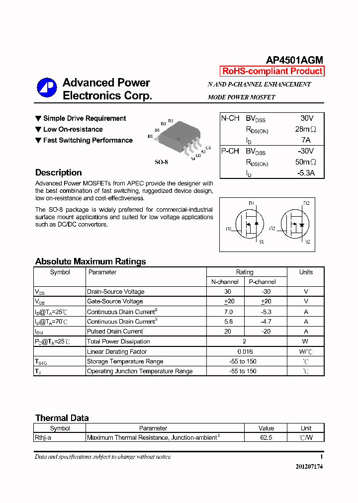 AP4501AGM_6403320.PDF Datasheet