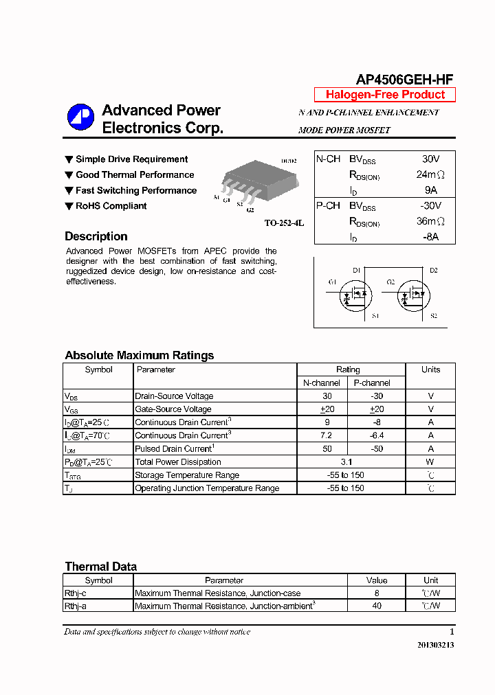 AP4506GEH-HF_6403334.PDF Datasheet