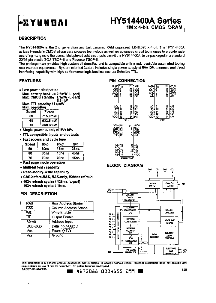 HY514400ALR50_6401247.PDF Datasheet
