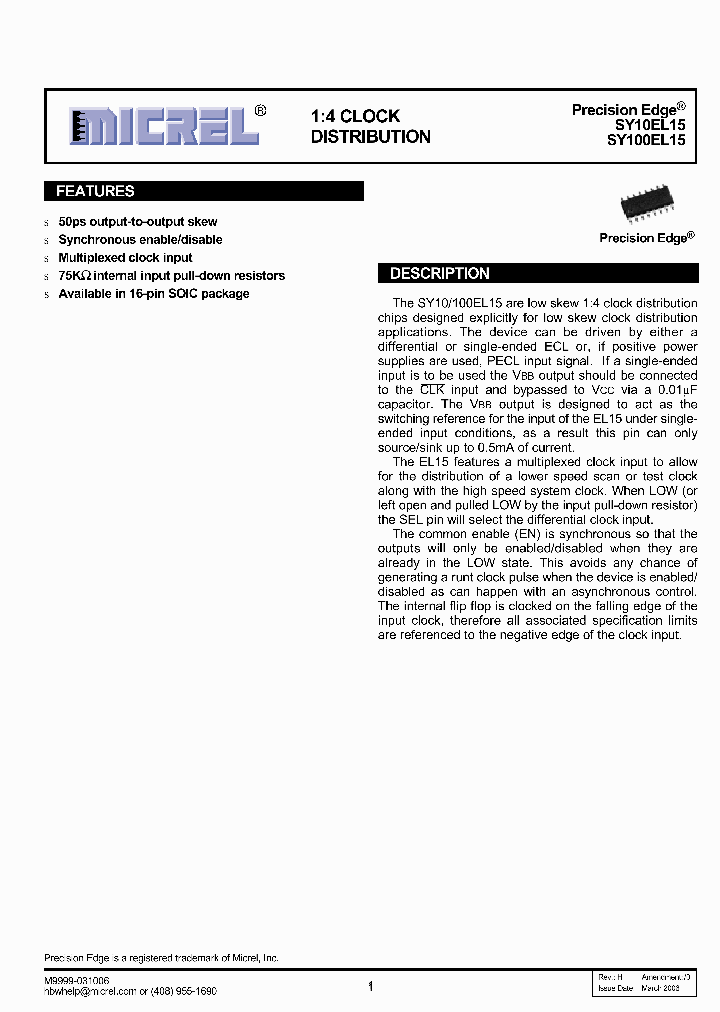 SY100EL15ZGTR_6400871.PDF Datasheet