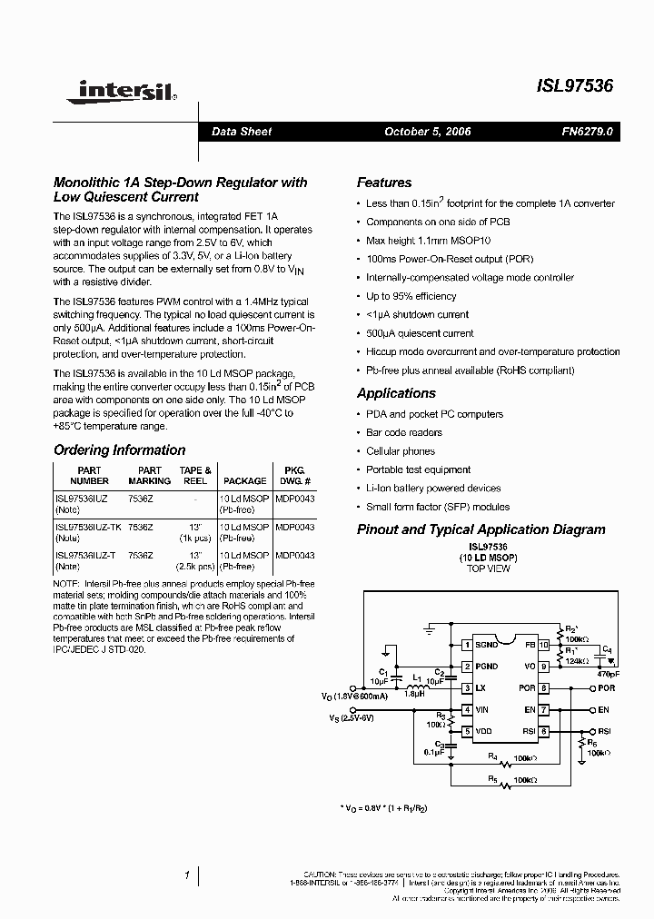 ISL97536IUZ_6407322.PDF Datasheet