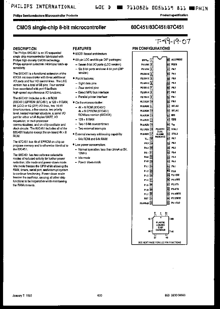 SC80C451ACN64_6406430.PDF Datasheet
