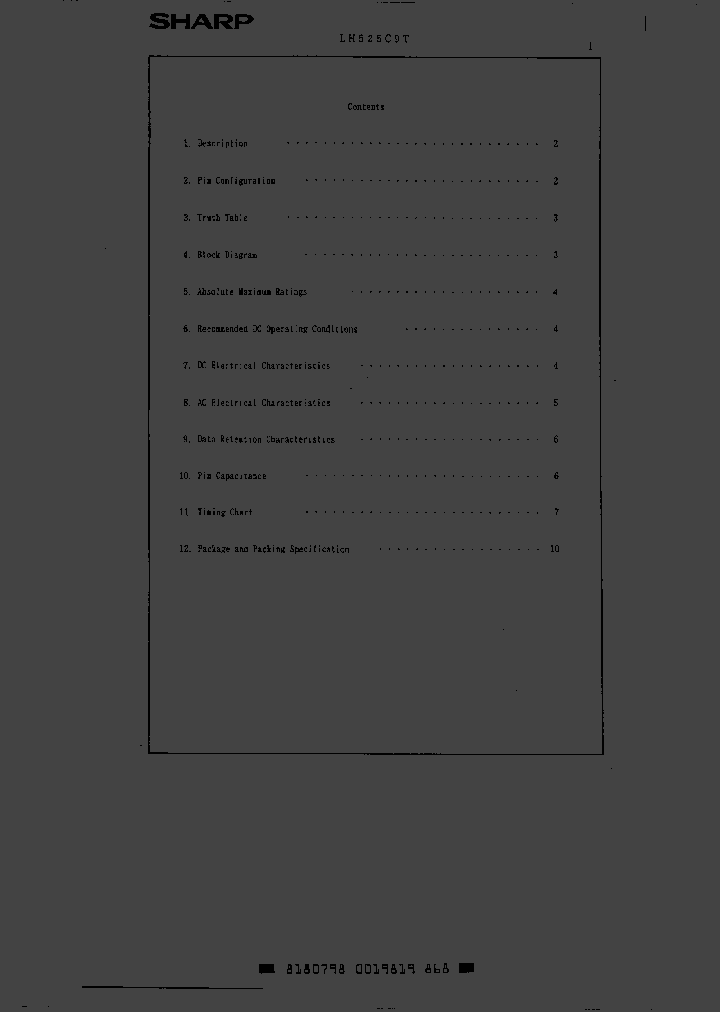 LH52256CT-10LL_6406901.PDF Datasheet