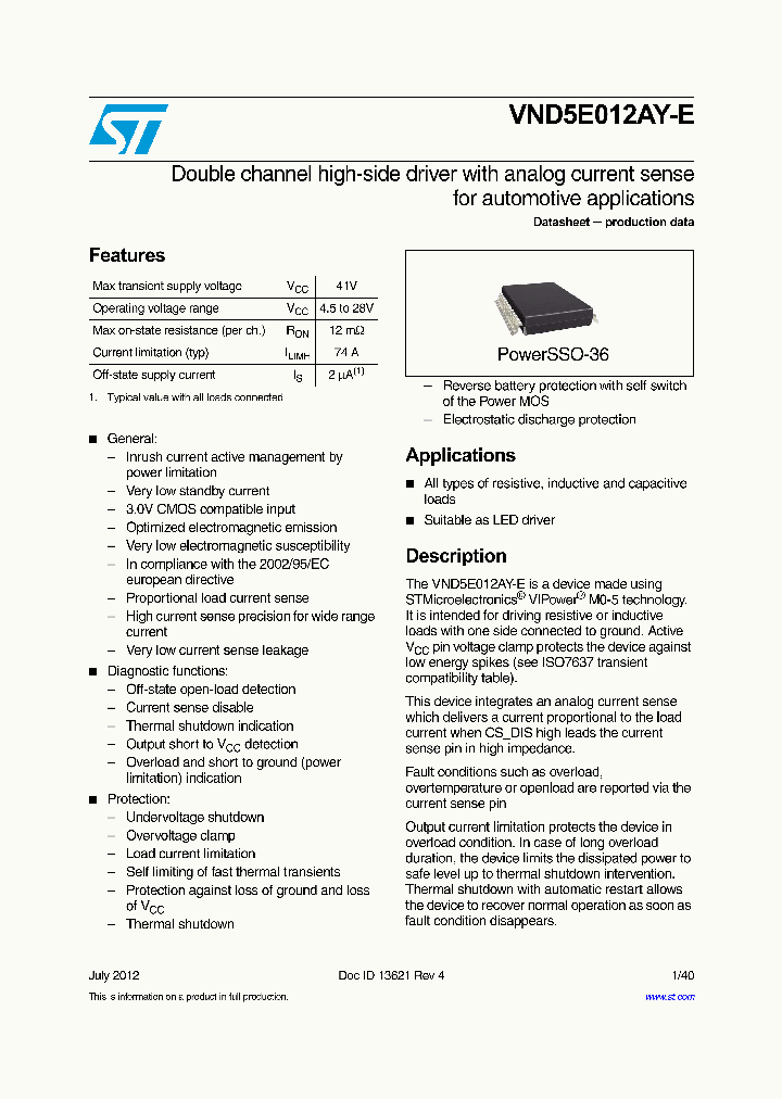 VND5E012AY-E_6409980.PDF Datasheet