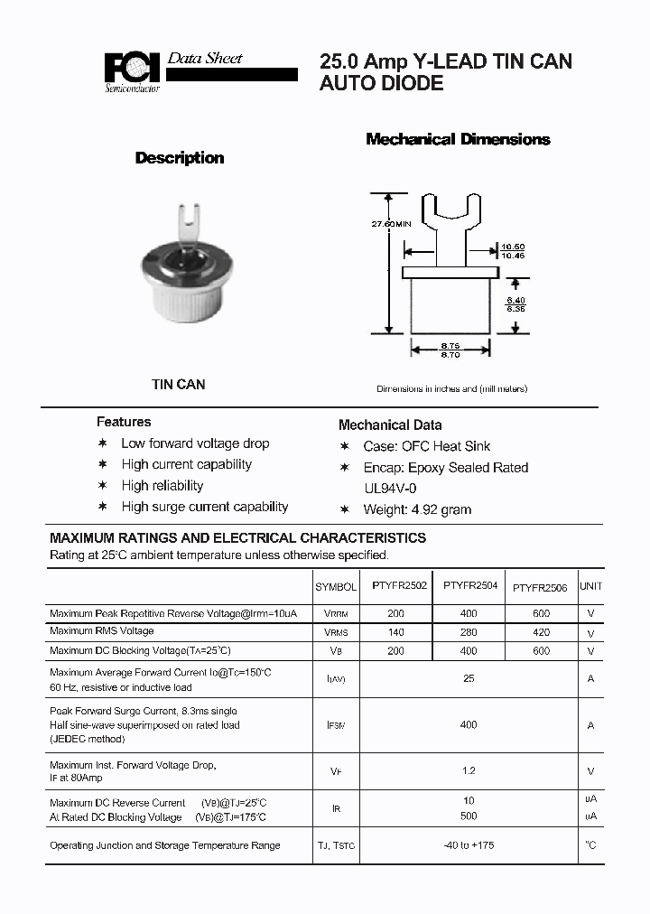 PTYFR2502-2506_6414222.PDF Datasheet