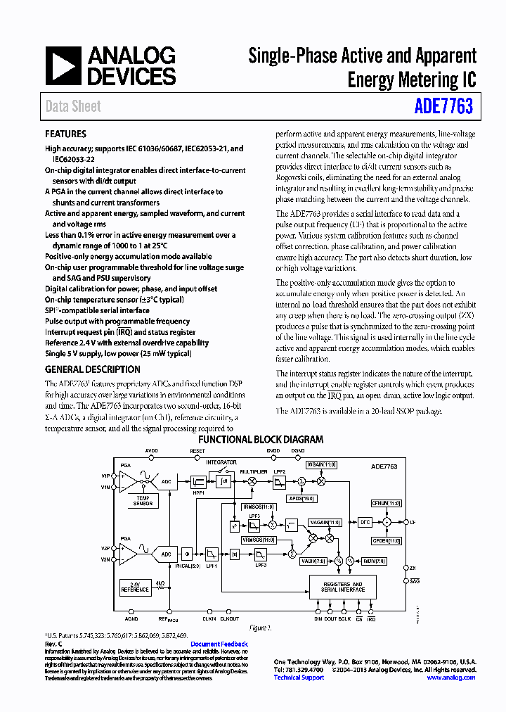EVAL-ADE7763ZEB_6416253.PDF Datasheet