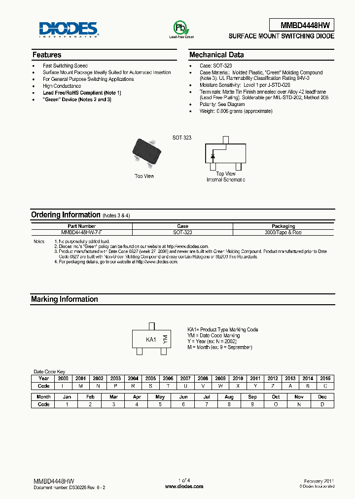MMBD4448HW-7-F_6415792.PDF Datasheet
