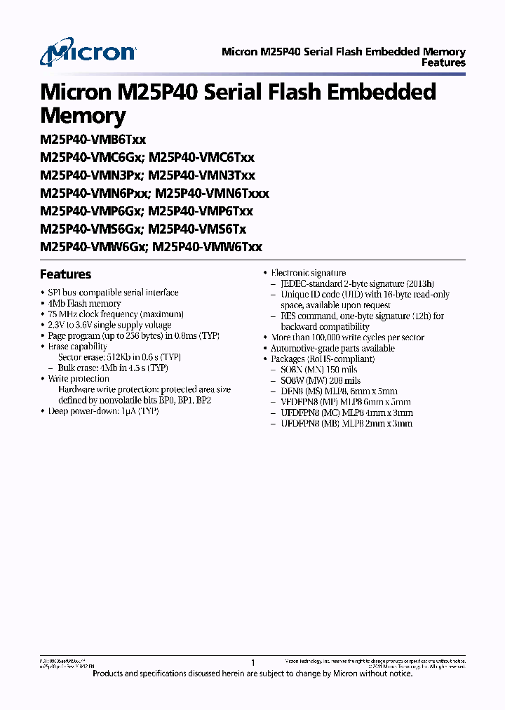 M25P40-VMC6GX_6417996.PDF Datasheet