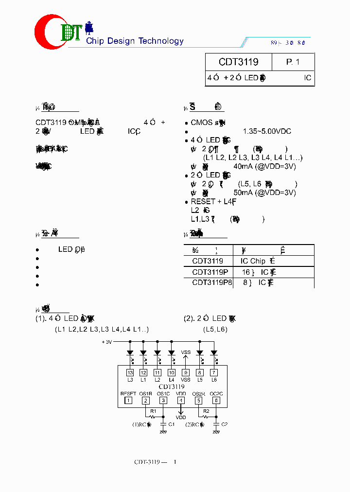 CDT3119_6418573.PDF Datasheet
